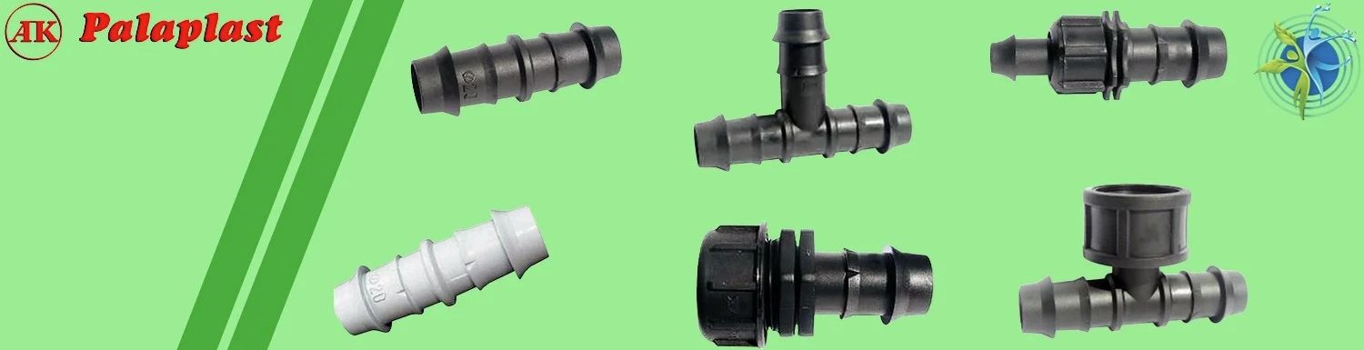 Plug-Type Irrigation Fittings for Automatic Watering Systems Plug-type irrigation fittings for connecting irrigation hoses